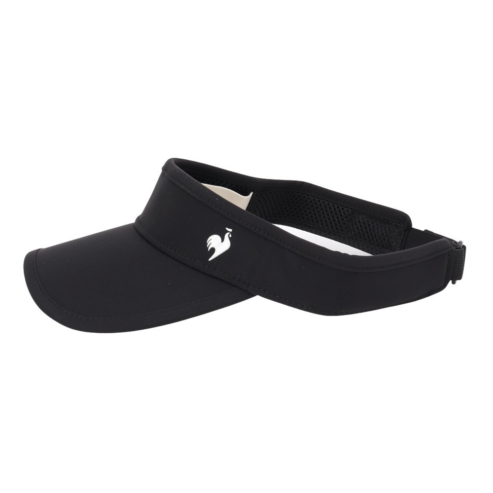 ルコックスポルティフ（lecoqsportif）（レディース）テニス サンバイザー FAN AIRサンバイザー LN5SCP50L BKWH
