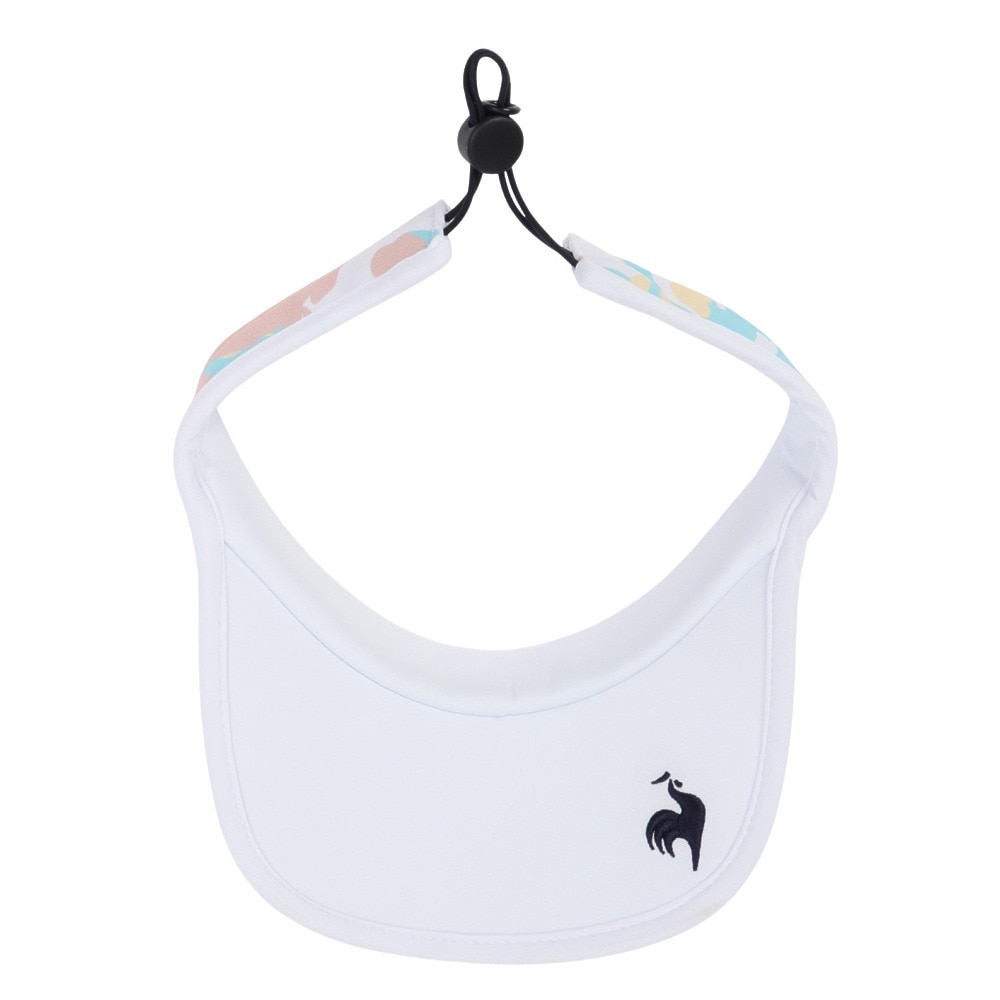 ルコックスポルティフ（lecoqsportif）（レディース）テニス リバーシブルサンバイザー LN5SCP70L WHNV
