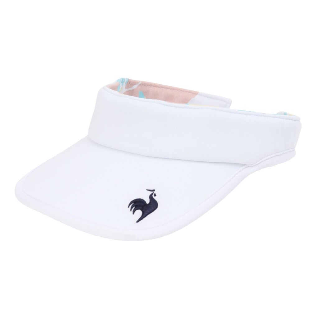 ルコックスポルティフ（lecoqsportif）（レディース）テニス リバーシブルサンバイザー LN5SCP70L WHNV