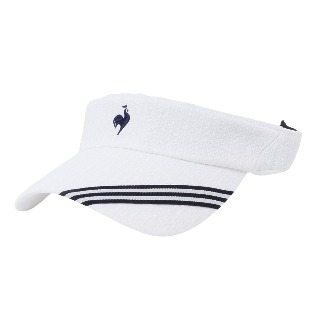 ルコックスポルティフ（lecoqsportif）（レディース）テニス サンバイザー LN5FCP23L WH00