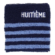 ウィッテム（HUITIEME）（レディース）テニス リストバンド ボーダー HU18SLS733113 NVY