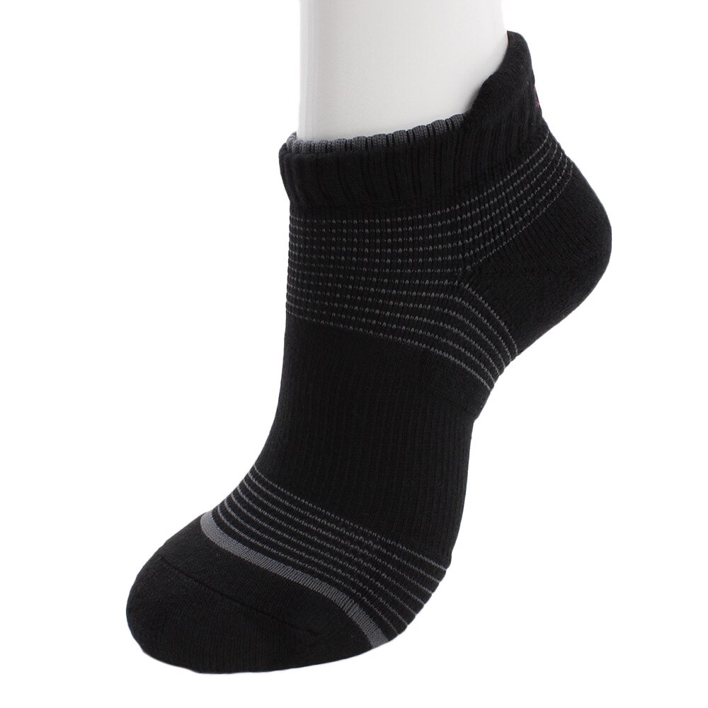  ドライプラス ボーダー消臭ソックス PT18AW077 BLK