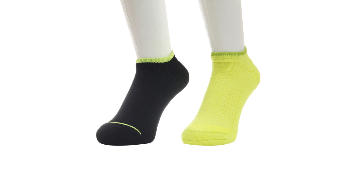 2足組 テニスソックス 733pg9ok001yel Pg エルブレス