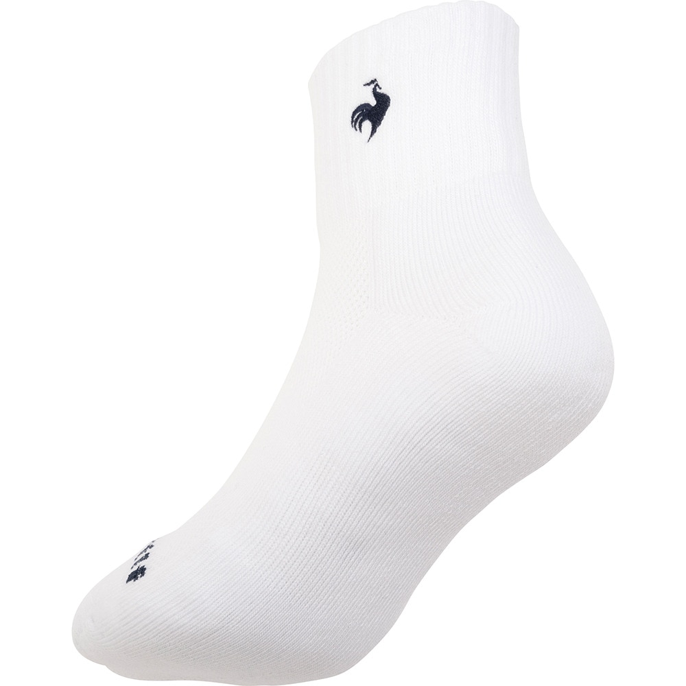 ルコックスポルティフ（lecoqsportif）（メンズ、レディース）【新商品】テニス ショート ソックス LN5SSO10U WHNV