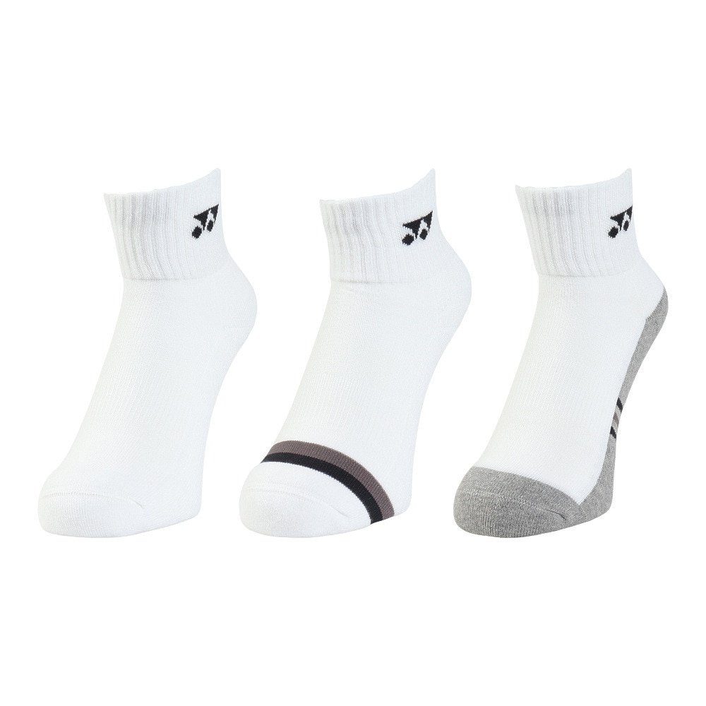 ヨネックス（YONEX）（レディース）テニス アンクルソックス 3足組 29234Y-080