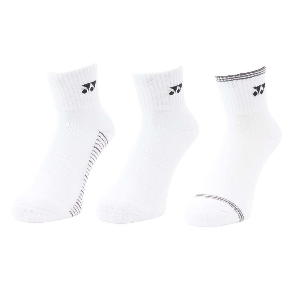 ヨネックス（YONEX）（レディース）テニス ソックス アンクル 3足組
