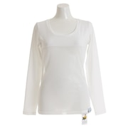ウィッテム（HUITIEME）（レディース）テニス メッシュクルーインナー HU19S02ES733215WHT 【UVカット】