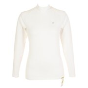 ウィッテム（HUITIEME）（レディース）テニス アボガドオイル加工 ハイネック インナー HU20SES733204 WHT