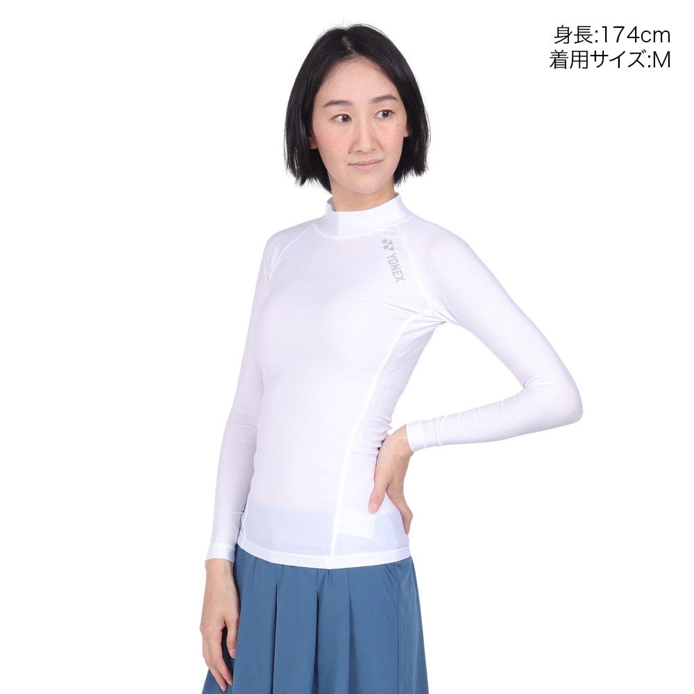 ヨネックス（YONEX）（レディース）ハイネック長袖シャツ STBF1515-011