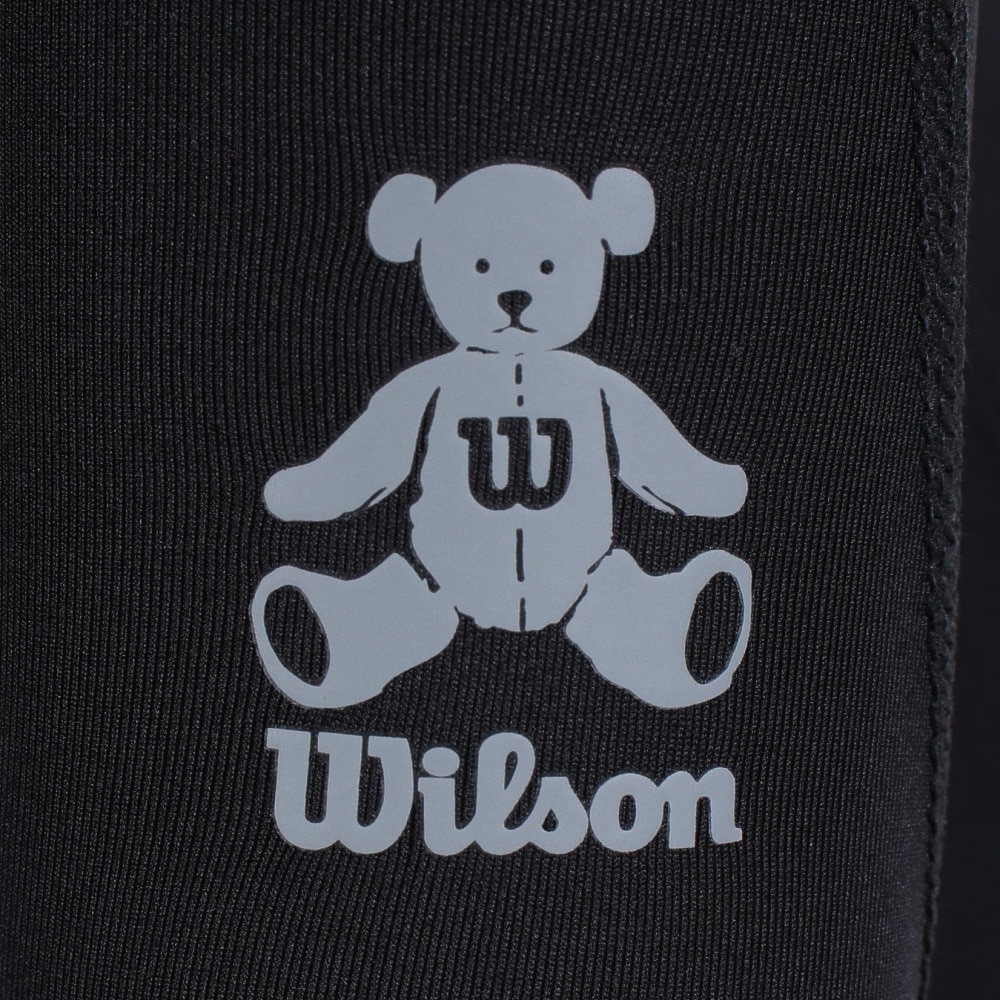 ウイルソン（Wilson）（レディース）テニス UVカット クルーネック コンプレッションインナー 413254-BK 速乾
