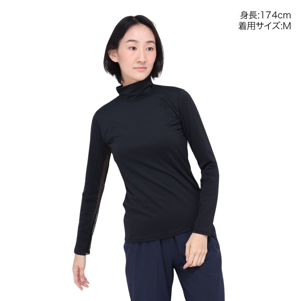 プリンス（PRINCE）（レディース）テニス メッシュインナーシャツ WA4077 165  BLK