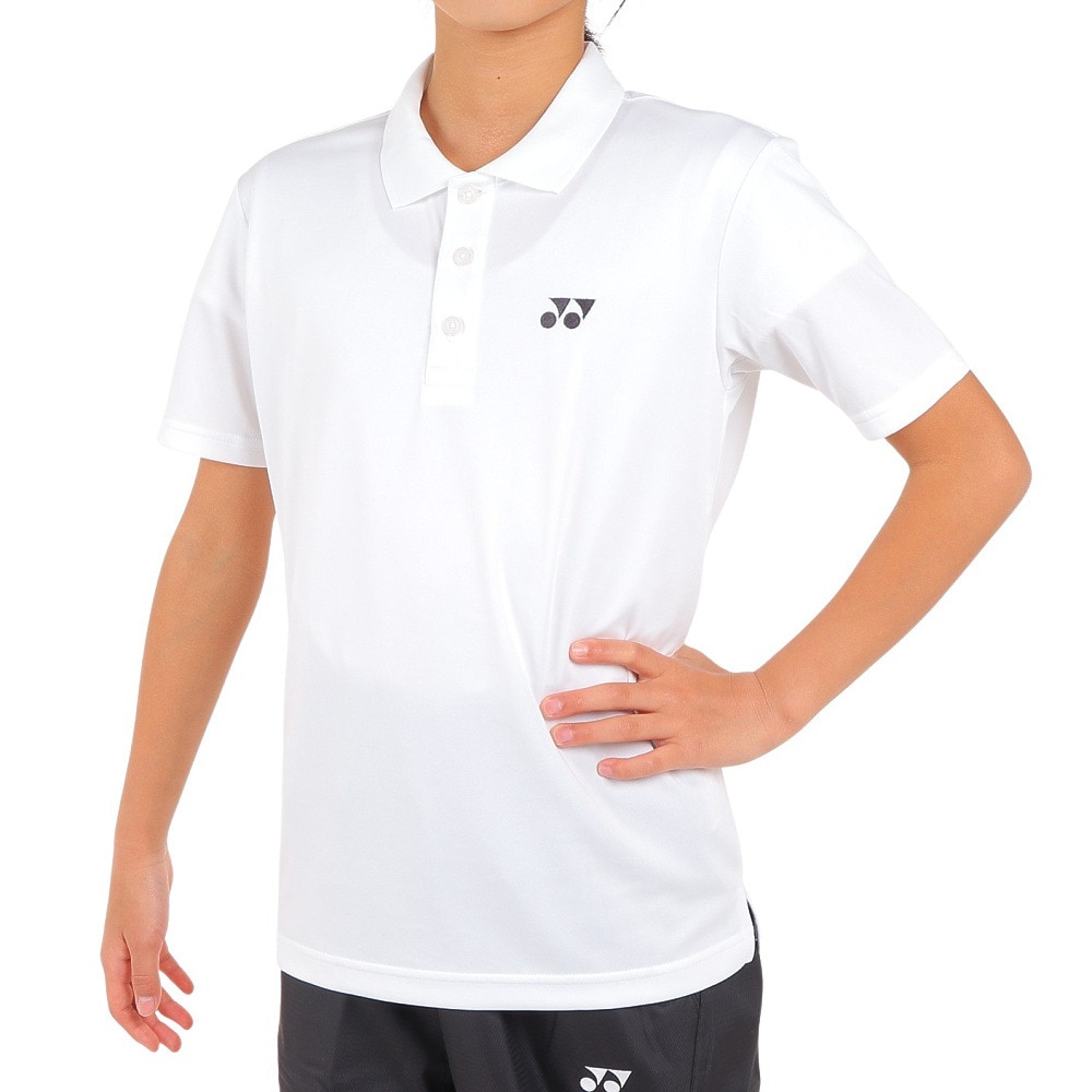 ヨネックス（YONEX）（キッズ）テニスウェア ポロシャツ 10300J-011 バドミントンウェア スポーツ用品はスーパースポーツゼビオ