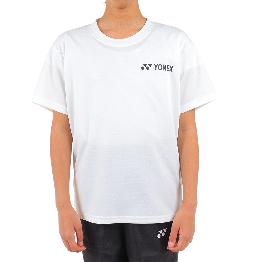 ヨネックス（YONEX）（キッズ）テニスウェア UVカット ジュニア ドライ半袖Tシャツ 16500J-011 速乾