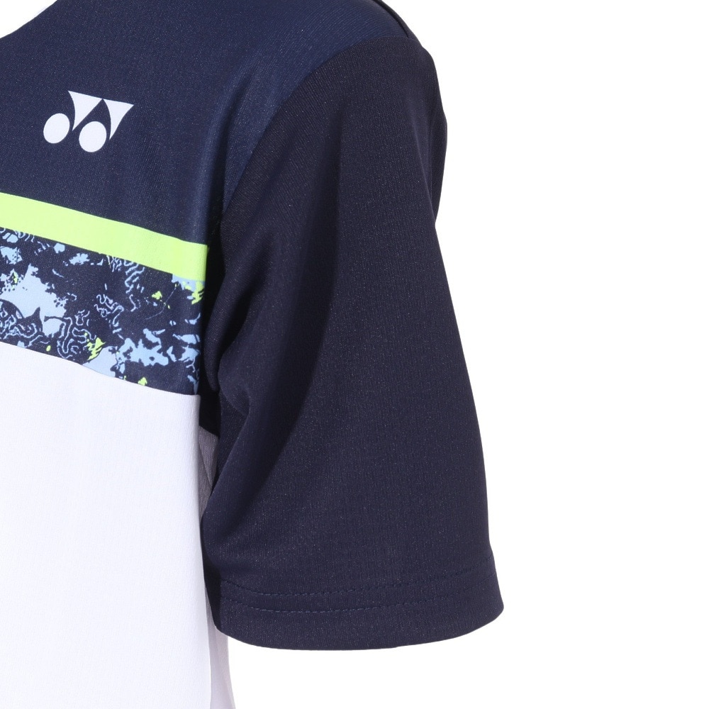 ヨネックス（YONEX）（キッズ）テニスウェア UVカット ジュニア ドライTシャツ 16568J-011 速乾