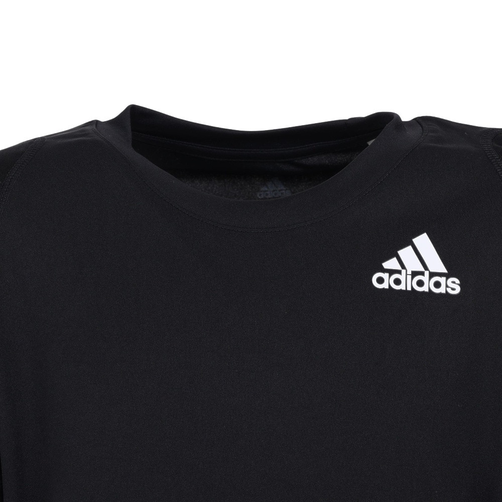 アディダス（adidas）（キッズ）テニスウェア ジュニア クラブ テニス 3ストライプス 半袖Tシャツ JLO62-GK8179