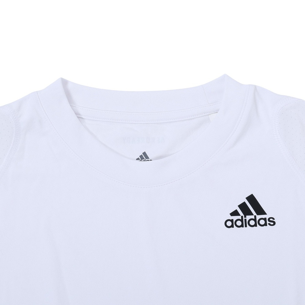 アディダス（adidas）（キッズ）テニスウェア ジュニア クラブ テニス 3ストライプス 半袖Tシャツ JLO62-GK8180