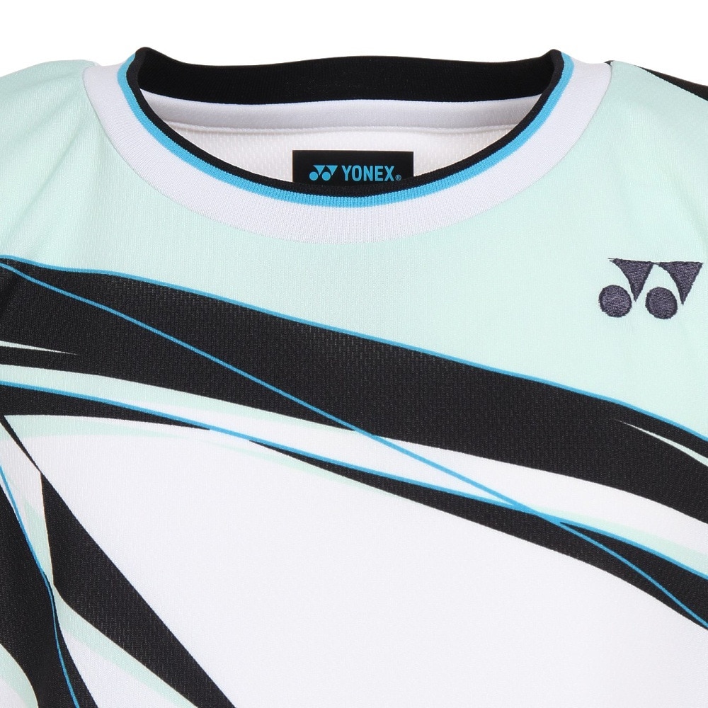 ヨネックス（YONEX）（キッズ）テニス バドミントン UVカット ウェア ジュニア ゲームシャツ 10475J-011 速乾★★★