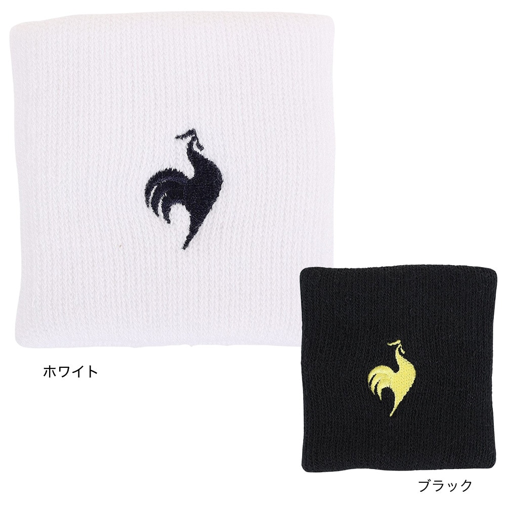 ルコックスポルティフ（lecoqsportif）（メンズ、レディース）テニス リストバンド 抗菌防臭 QTAVJD20 BK