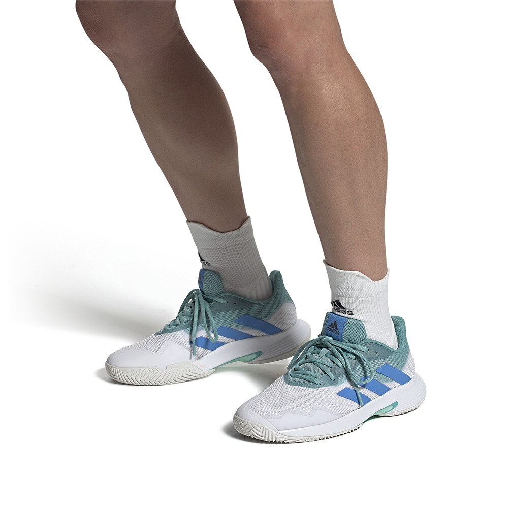 アディダス（adidas）（メンズ）オールコート用 テニスシューズ コートジャム コントロール テニス GY4002