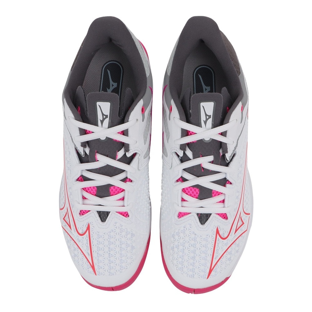ミズノ（MIZUNO）（レディース）オールコート用 テニスシューズ ウエーブエクシードツアー 6 AC 61GA247158