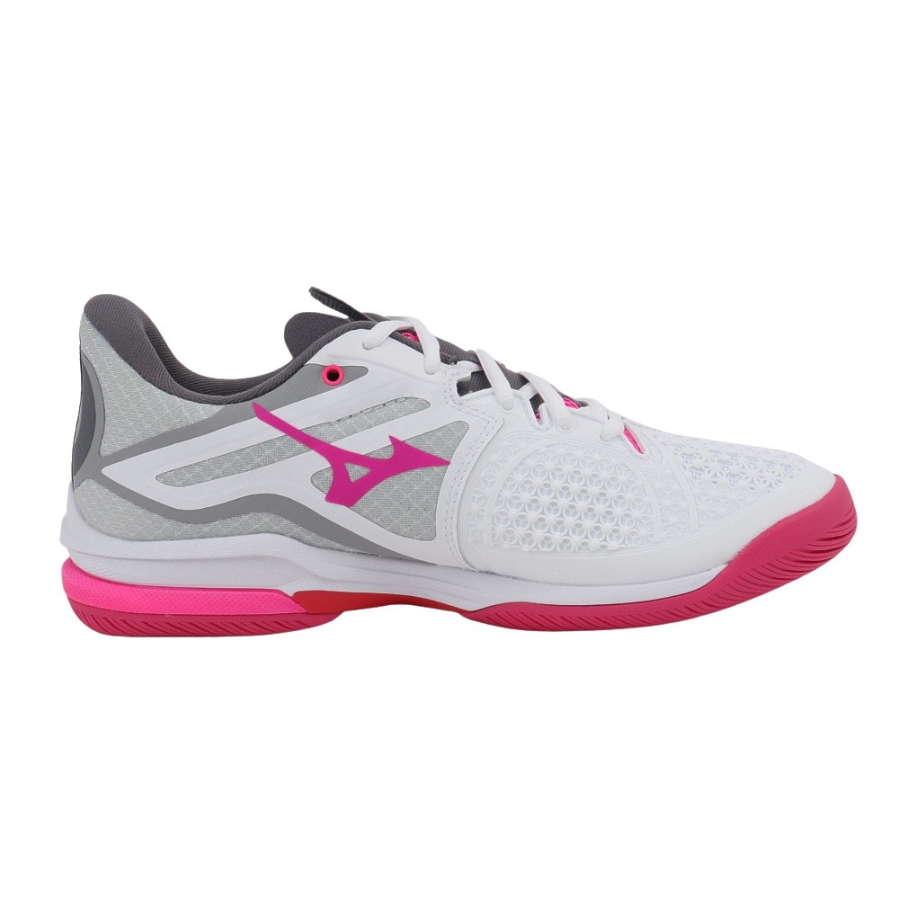 ミズノ（MIZUNO）（レディース）オールコート用 テニスシューズ ウエーブエクシードツアー 6 AC 61GA247158
