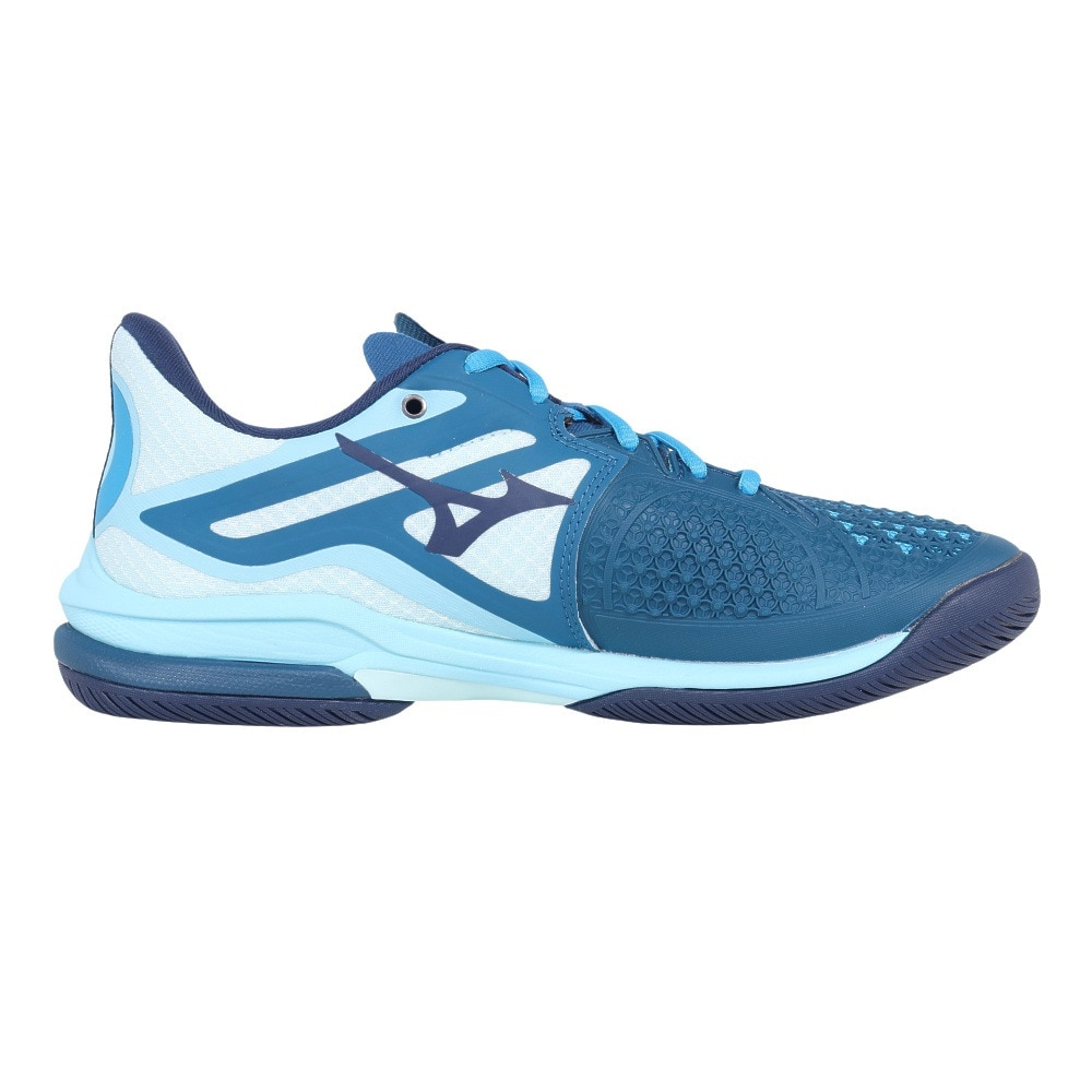 ミズノ（MIZUNO）（メンズ、レディース）オールコート用 テニスシューズ ウエーブエクシードツアー6 AC 61GA247027