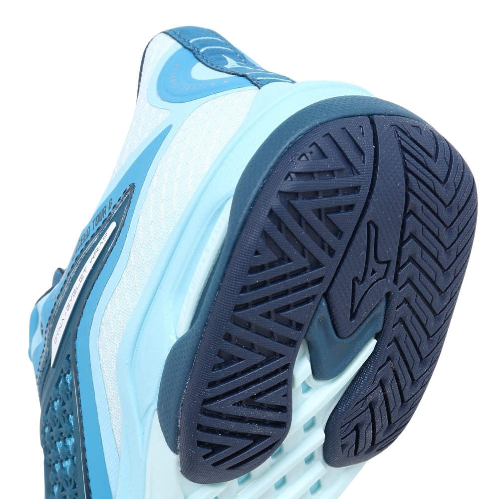 ミズノ（MIZUNO）（メンズ、レディース）オールコート用 テニスシューズ ウエーブエクシードツアー6 AC 61GA247027