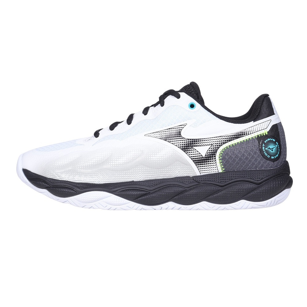 ミズノ（MIZUNO）（メンズ、レディース）オールコート用 テニスシューズ ウエーブエンフォースコート WIDE AC 61GA243009