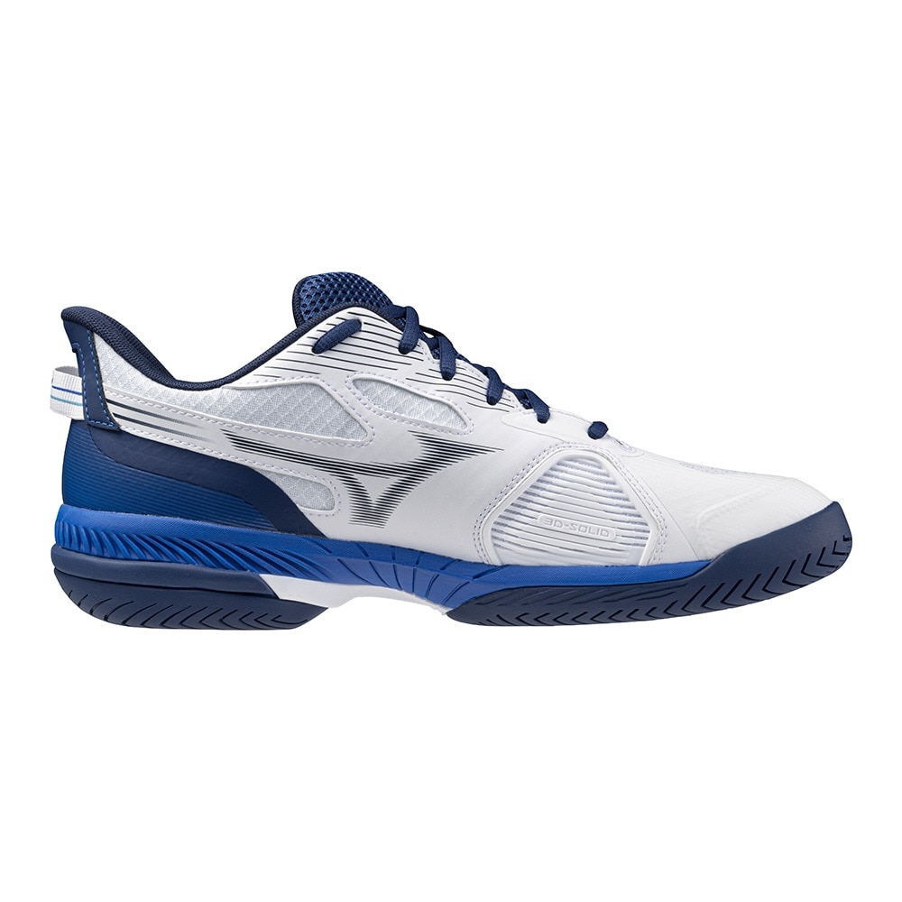 ミズノ（MIZUNO）（メンズ、レディース）オールコート用 テニスシューズ ウエーブエクシード5 WIDE AC 61GA231529