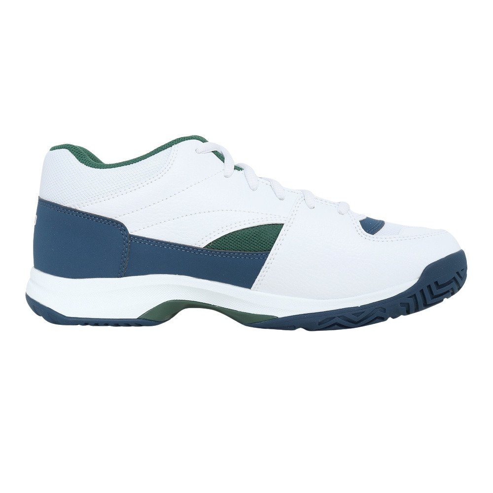 プリンス（PRINCE）（メンズ、レディース）オールコート用 テニスシューズ WIDE LITE ADVANCE AC DPS512 215 WHT/GRN