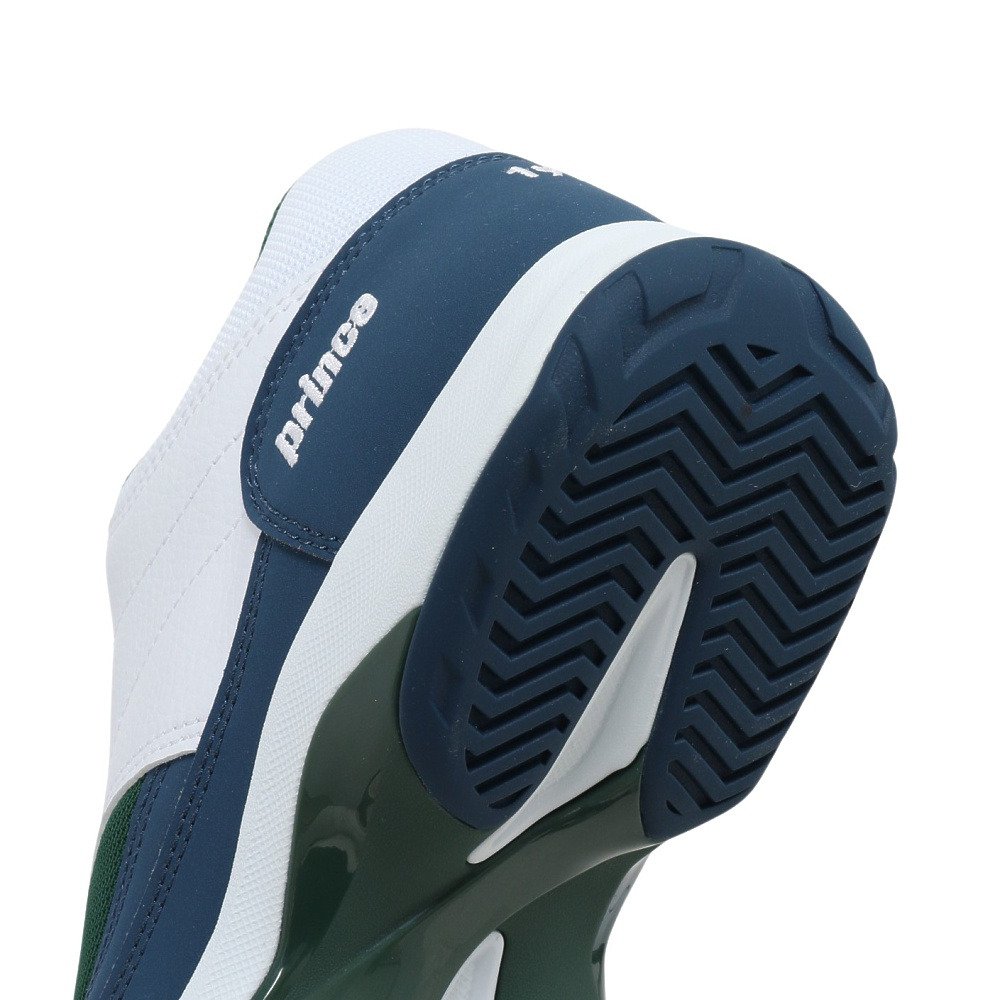 プリンス（PRINCE）（メンズ、レディース）オールコート用 テニスシューズ WIDE LITE ADVANCE AC DPS512 215 WHT/GRN