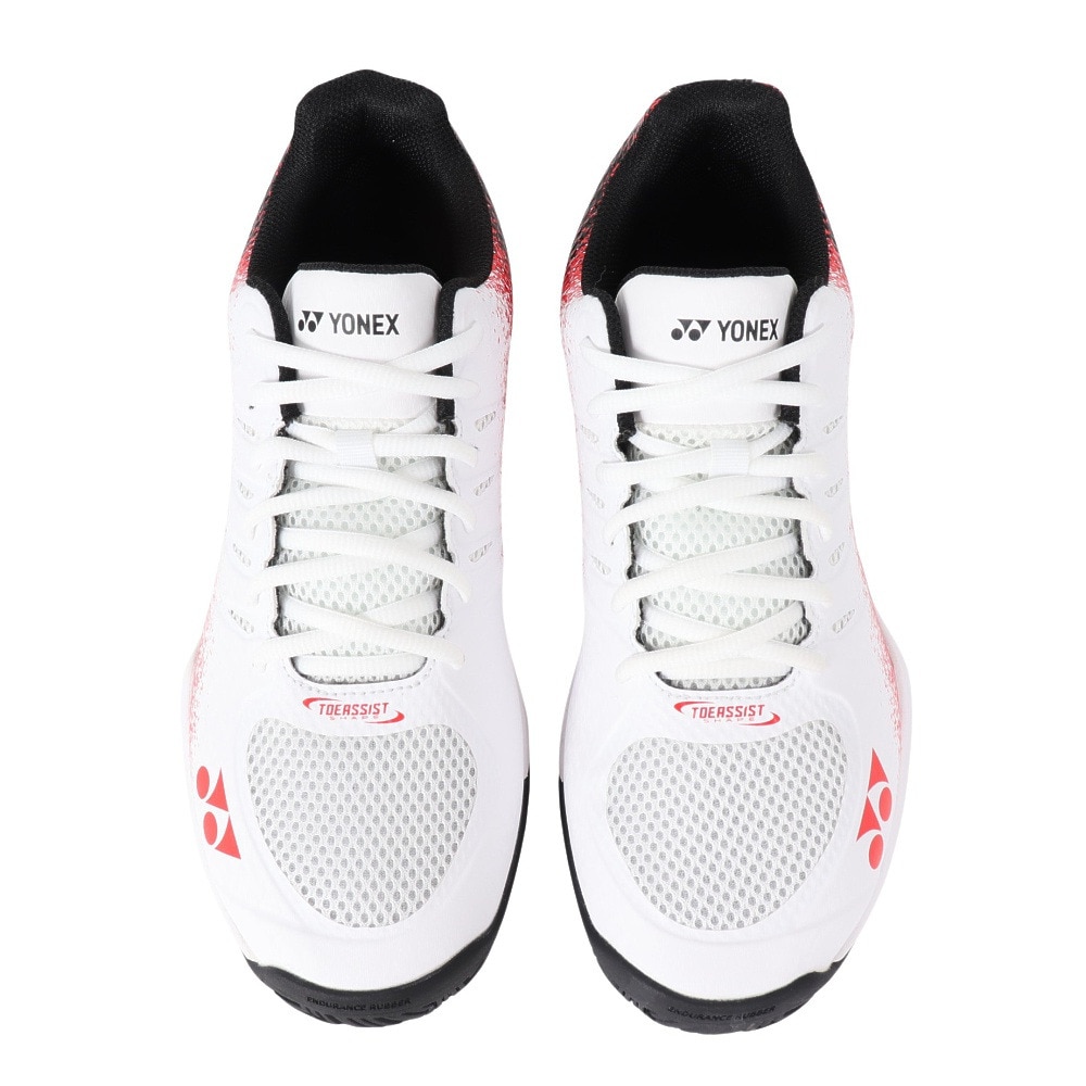 ヨネックス（YONEX）（メンズ、レディース）クレー・砂入り人工芝コート用 テニスシューズ パワークッション チームワイドGC SHTTWGC-114