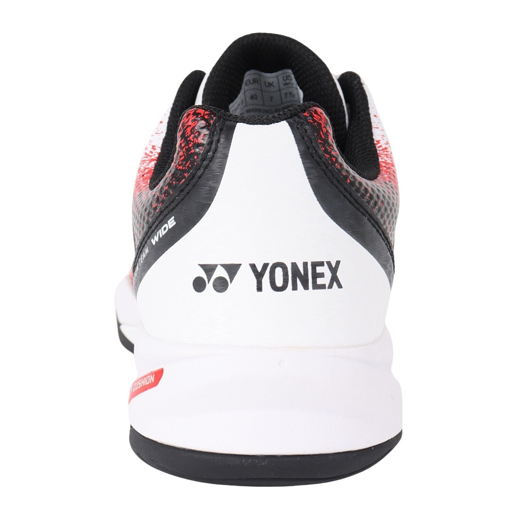 ヨネックス（YONEX）（メンズ、レディース）クレー・砂入り人工芝コート用 テニスシューズ パワークッションチームワイドGC SHTTWGC-114