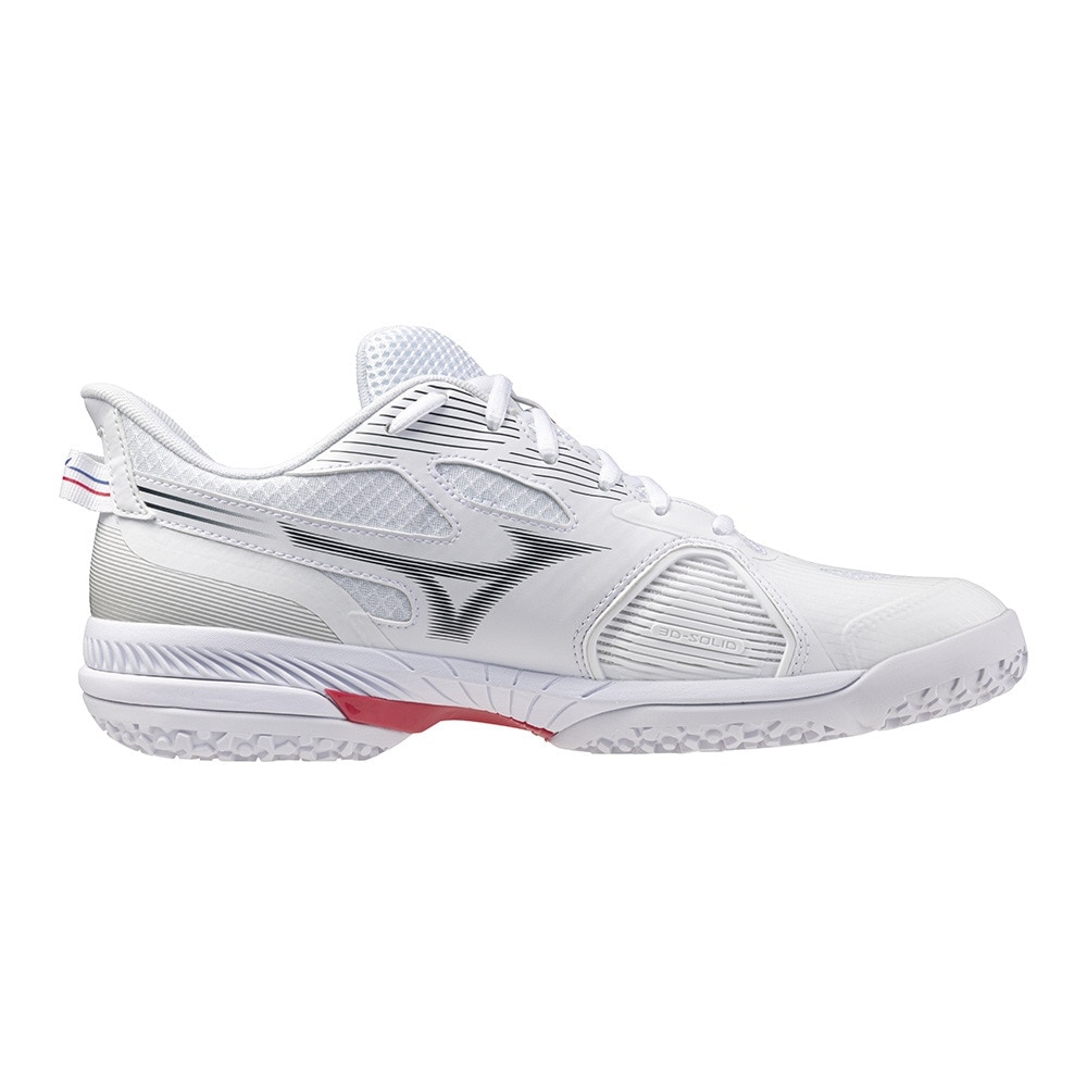 ミズノ（MIZUNO）（メンズ、レディース）オムニクレーコート用 テニスシューズ ウエーブエクシード5 OC WAVE EXCEED5 61GB231213