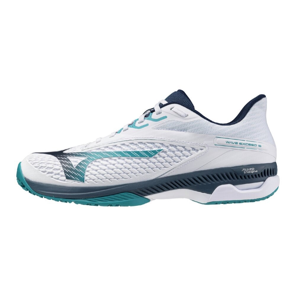ミズノ（MIZUNO）（メンズ、レディース）オムニクレーコート用 テニスシューズ ウェーブエクシード6 WIDE OC 61GB251318