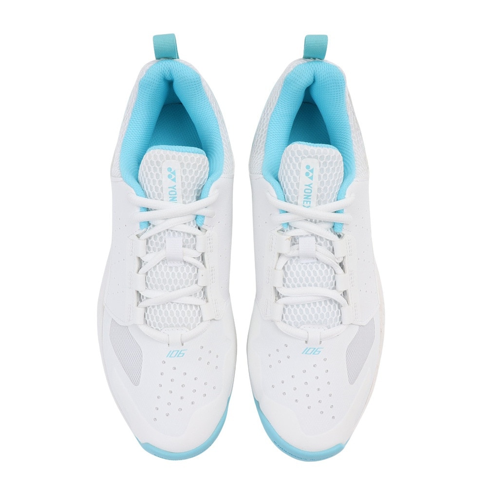 ヨネックス（YONEX）（レディース）クレー・砂入り人工芝コート用 テニスシューズ パワークッション 106 SHT106-063