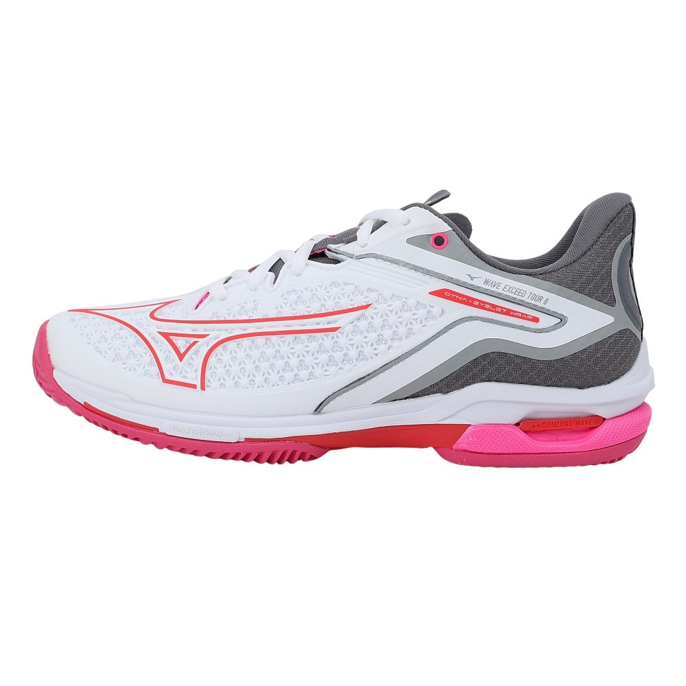 ミズノ（MIZUNO）（レディース）オムニクレーコート用 テニスシューズ レディース ウエーブエクシードツアー 6 OC 61GB247358