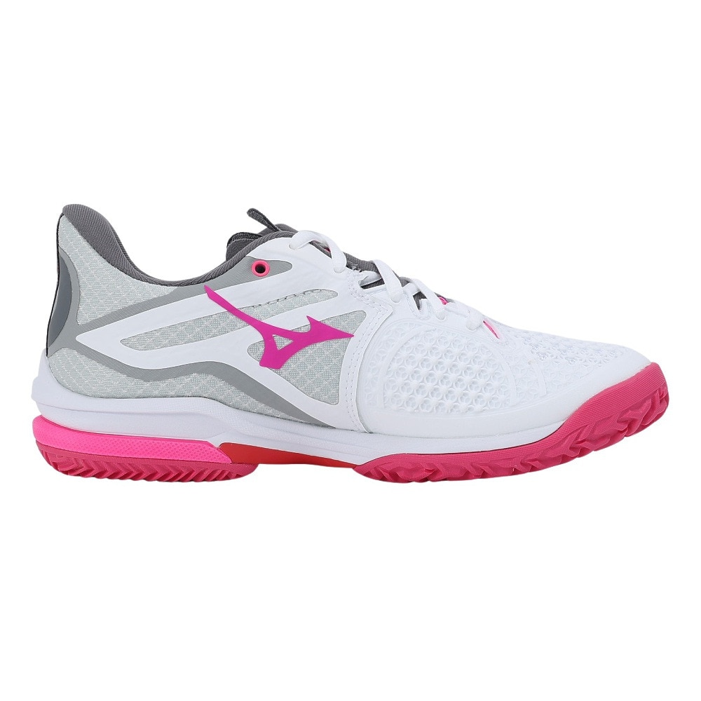 ミズノ（MIZUNO）（レディース）オムニクレーコート用 テニスシューズ レディース ウエーブエクシードツアー 6 OC 61GB247358