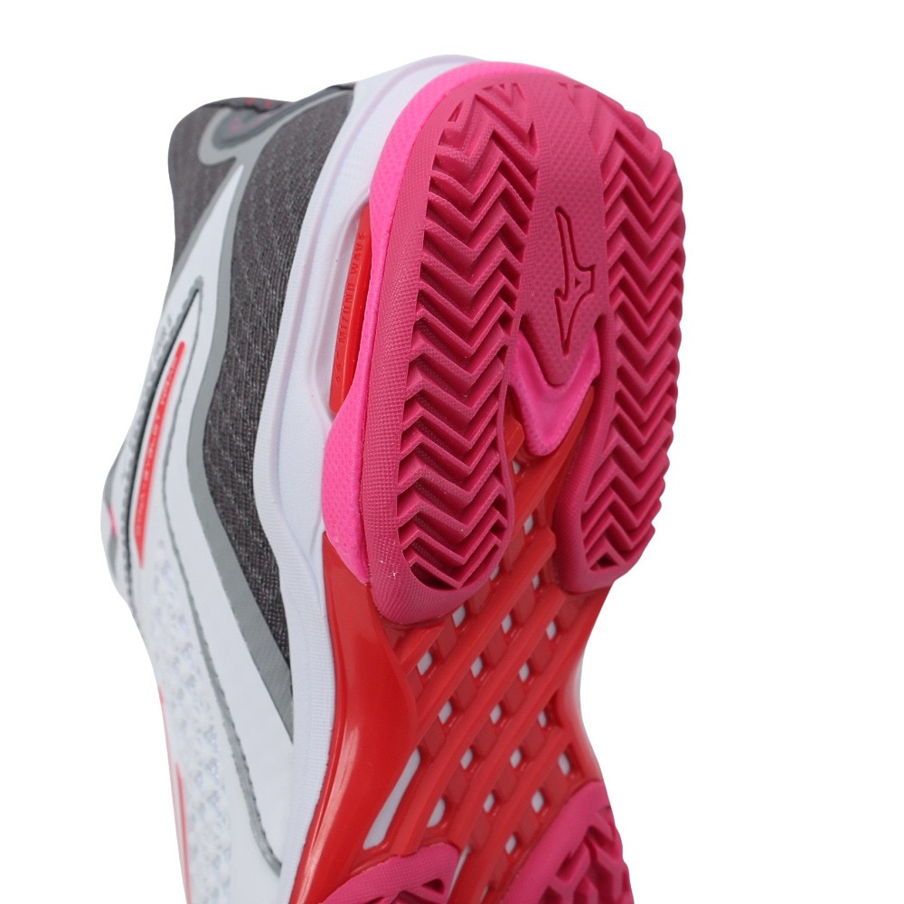 ミズノ（MIZUNO）（レディース）オムニクレーコート用 テニスシューズ レディース ウエーブエクシードツアー 6 OC 61GB247358