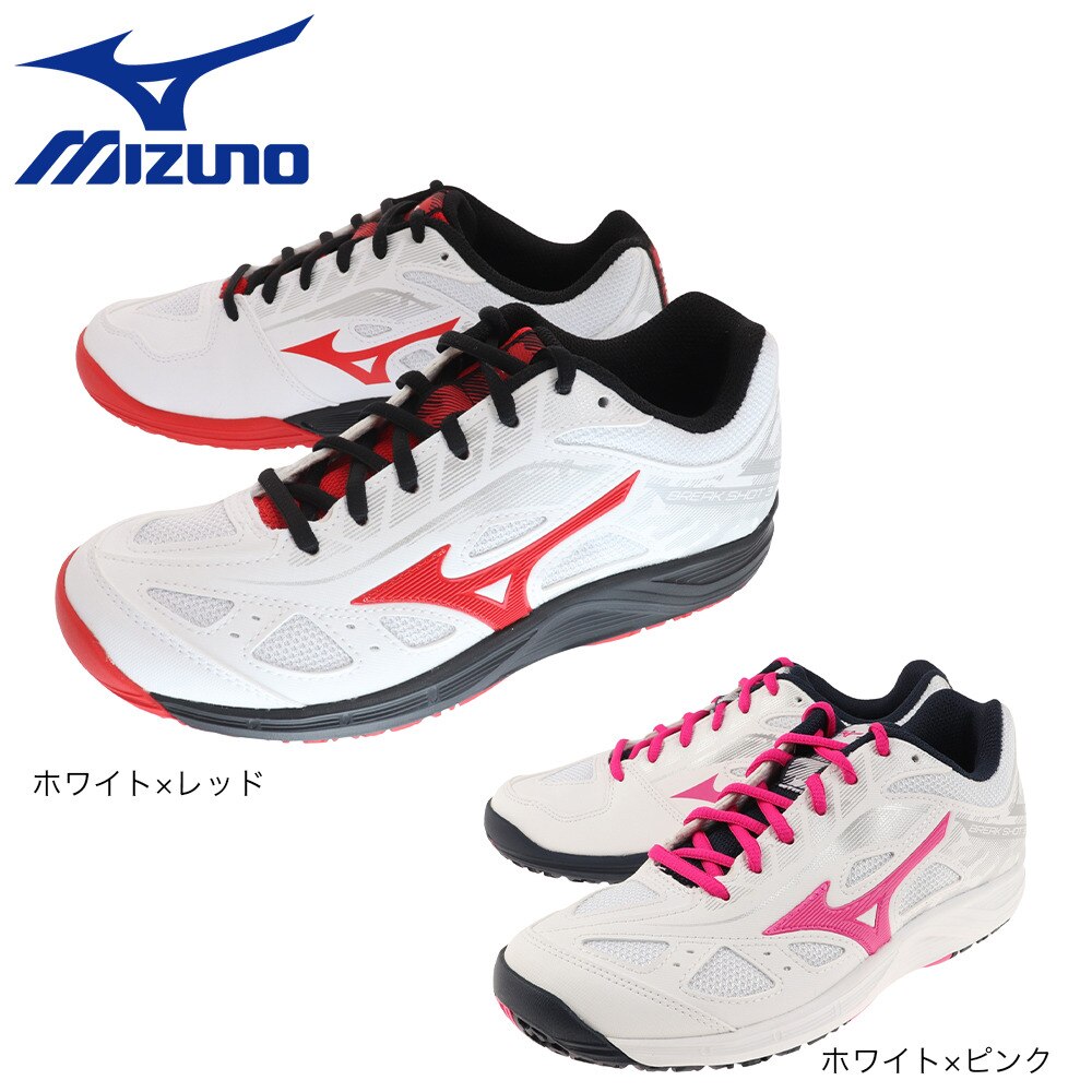 ミズノ（MIZUNO）（メンズ、レディース）テニスシューズ オムニクレー ブレイクショット3 OC 61GB214162