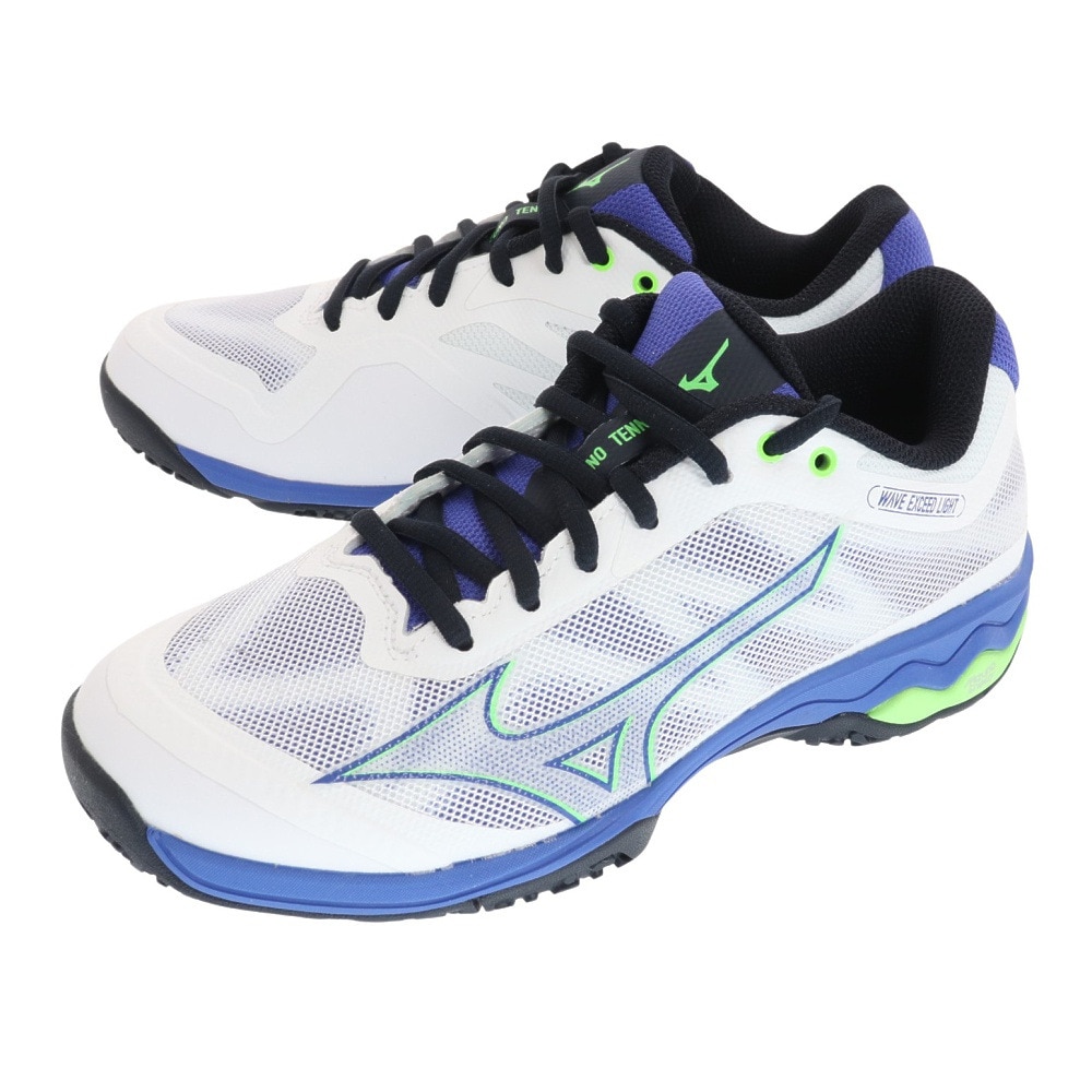 ミズノ（MIZUNO）（メンズ、レディース）テニスシューズ オムニクレーコート用 ウエーブエクシード LIGHT SW OC 61GB211824