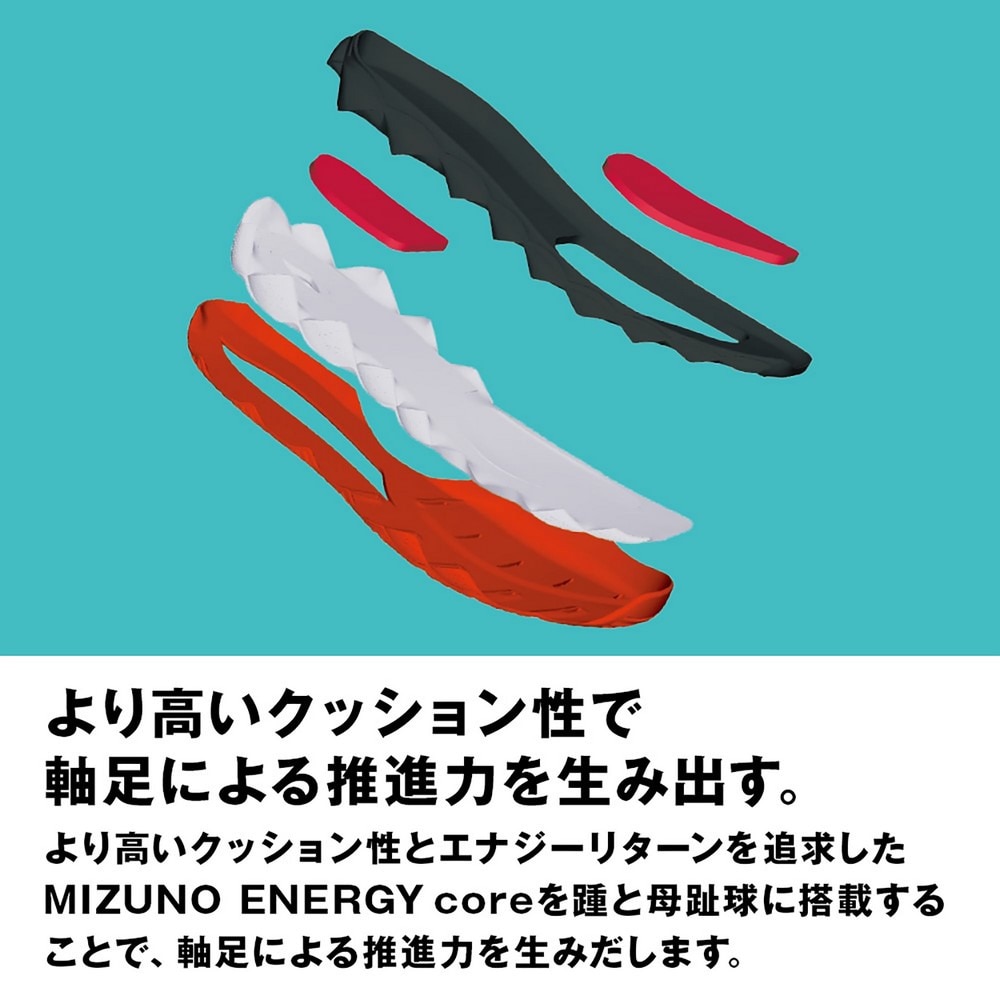 ミズノ（MIZUNO）（メンズ、レディース）クレー・砂入り人工芝コート用 テニスシューズ ウエーブエンフォースツアー OC 61GB230228