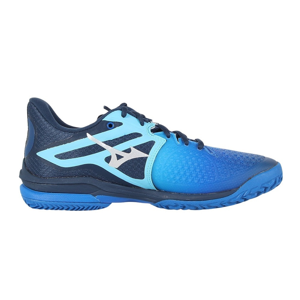 ミズノ（MIZUNO）（メンズ、レディース）クレー・砂入り人工芝コート用 テニスシューズ ウエーブエクシードツアー6 OC 61GB247228