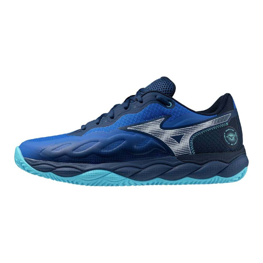 ミズノ（MIZUNO）（メンズ、レディース）クレー/砂入り人工芝コート用 テニスシューズ ウエーブエンフォースコート WIDE OC 61GB243128