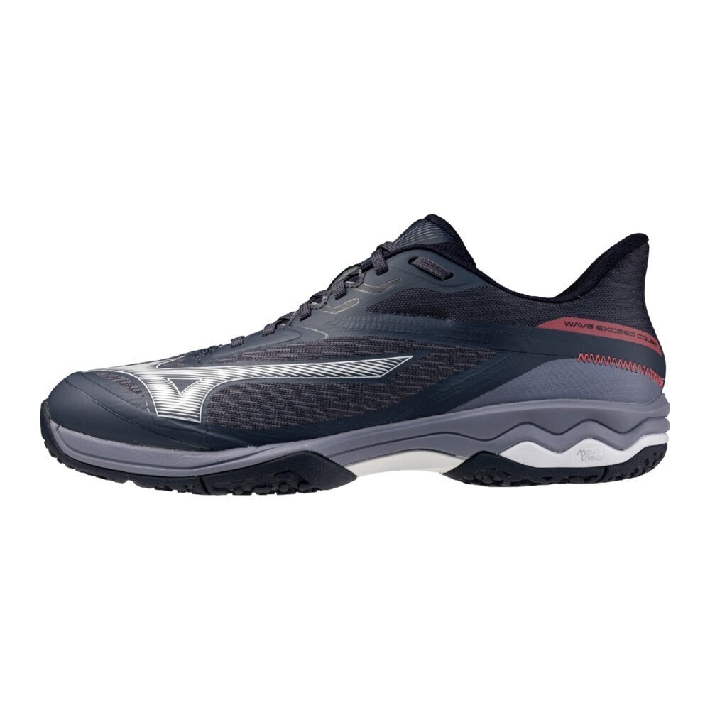 ミズノ（MIZUNO）（メンズ、レディース）クレー/砂入り人工芝コート用 テニスシューズ ウエーブエクシードコート WIDE OC 61GB251805