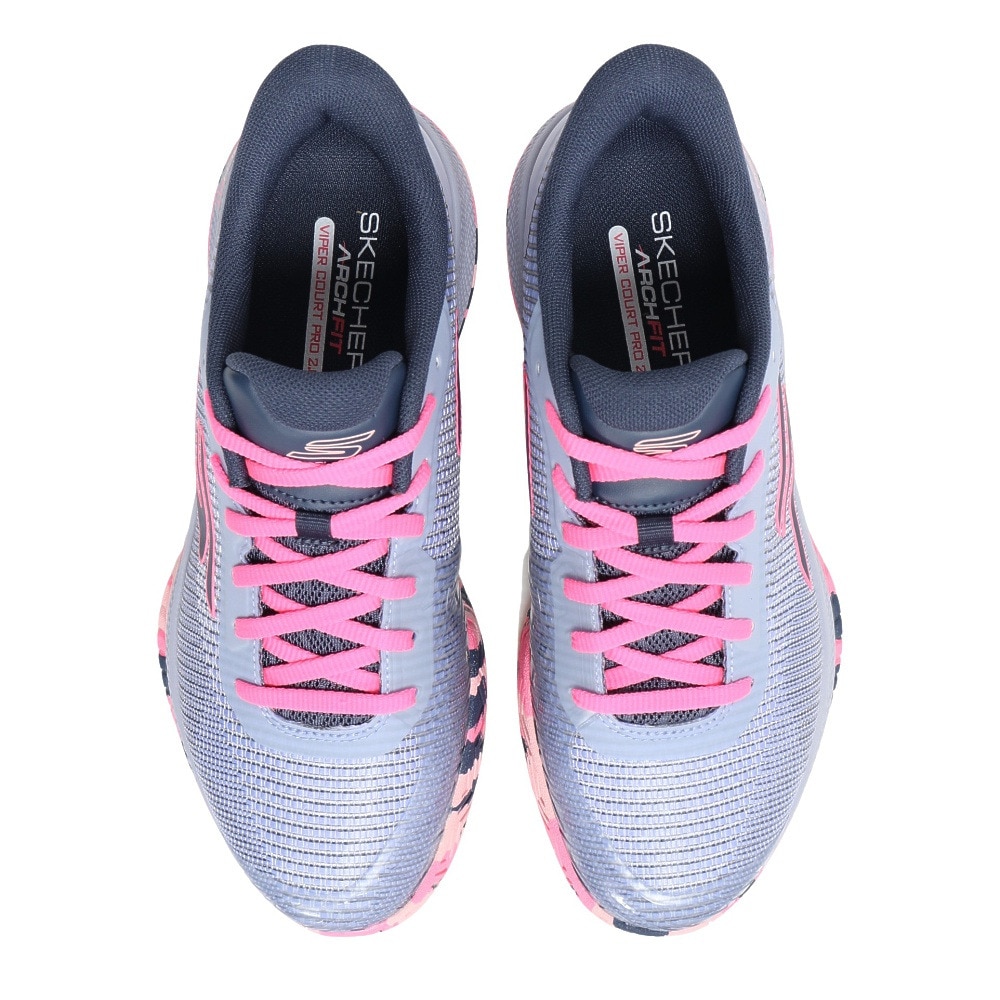 スケッチャーズ（SKECHERS）（レディース）ピックルボール シューズ バイパー コート プロ 2.0 172109C-GYLV