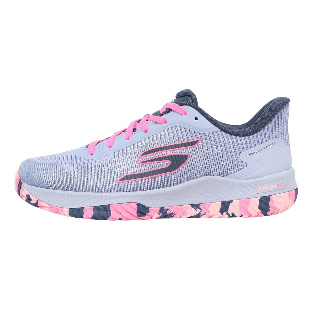 スケッチャーズ（SKECHERS）（レディース）ピックルボール シューズ バイパー コート プロ 2.0 172109C-GYLV