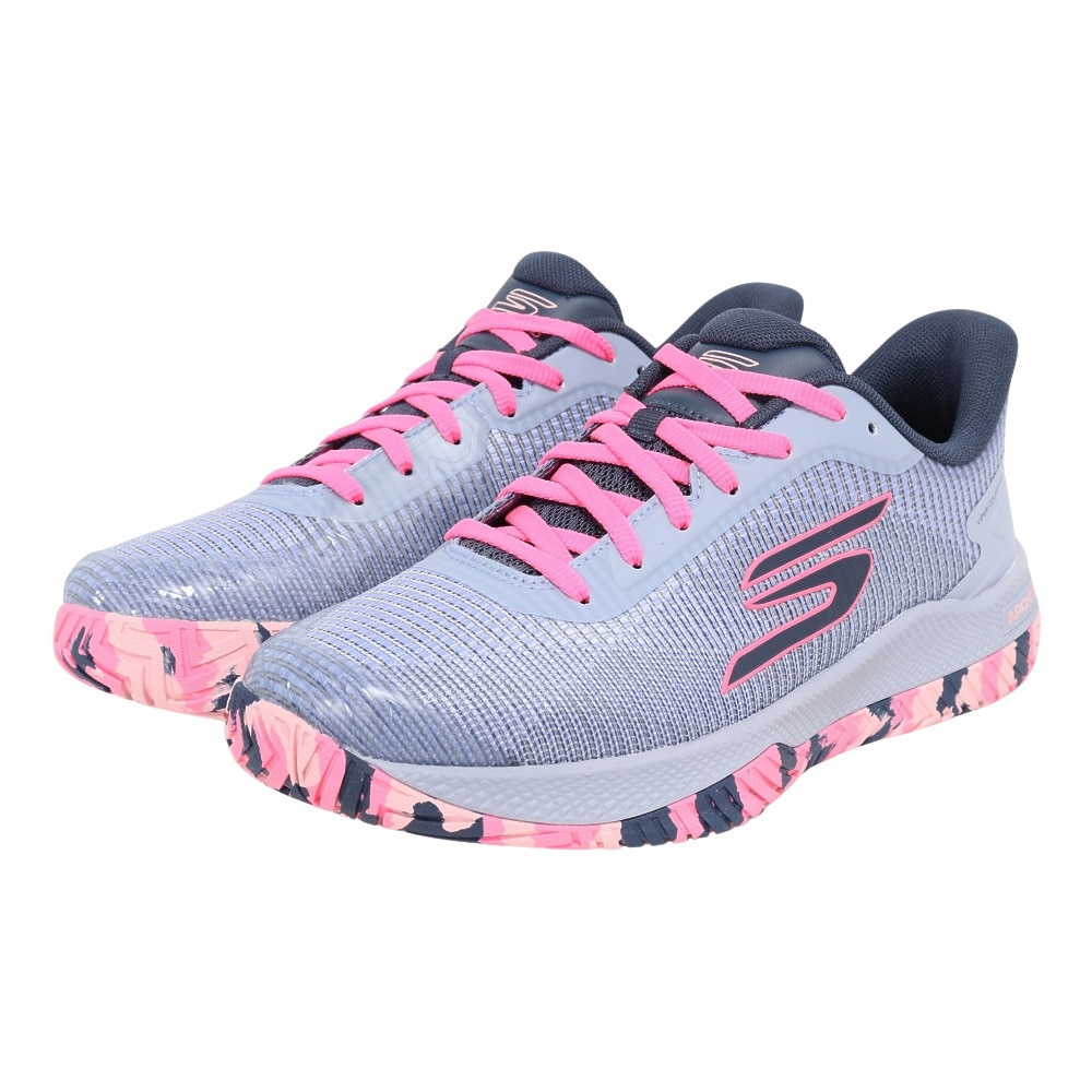 スケッチャーズ（SKECHERS）（レディース）ピックルボール シューズ バイパー コート プロ 2.0 172109C-GYLV