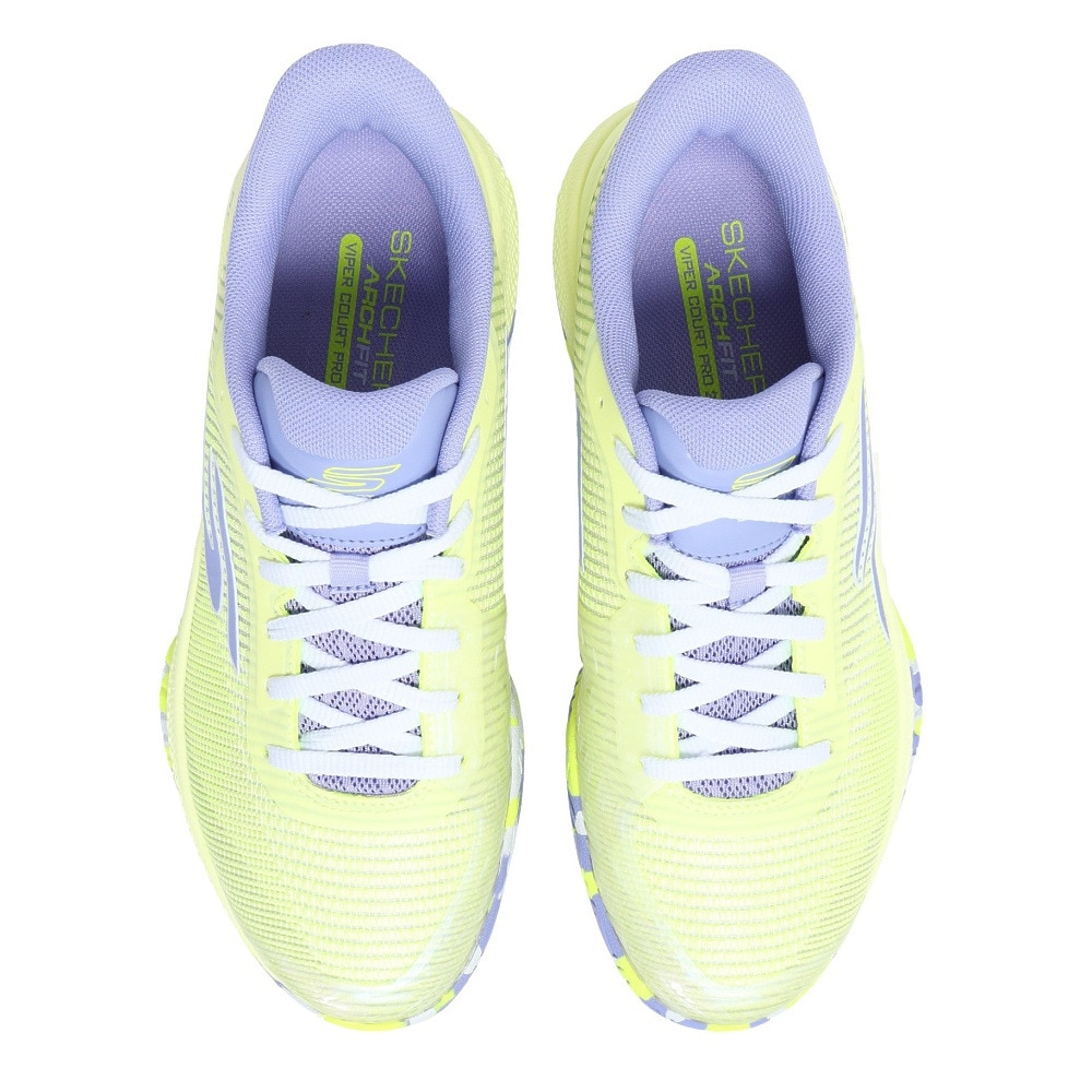スケッチャーズ（SKECHERS）（レディース）ピックルボール シューズ バイパー コート プロ 2.0 172109C-LMLV