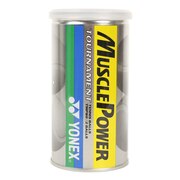 ヨネックス（YONEX）（メンズ、レディース、キッズ）硬式用テニスボール マッスルパワートーナメント 2個入り缶 TMP80P-004 自主練